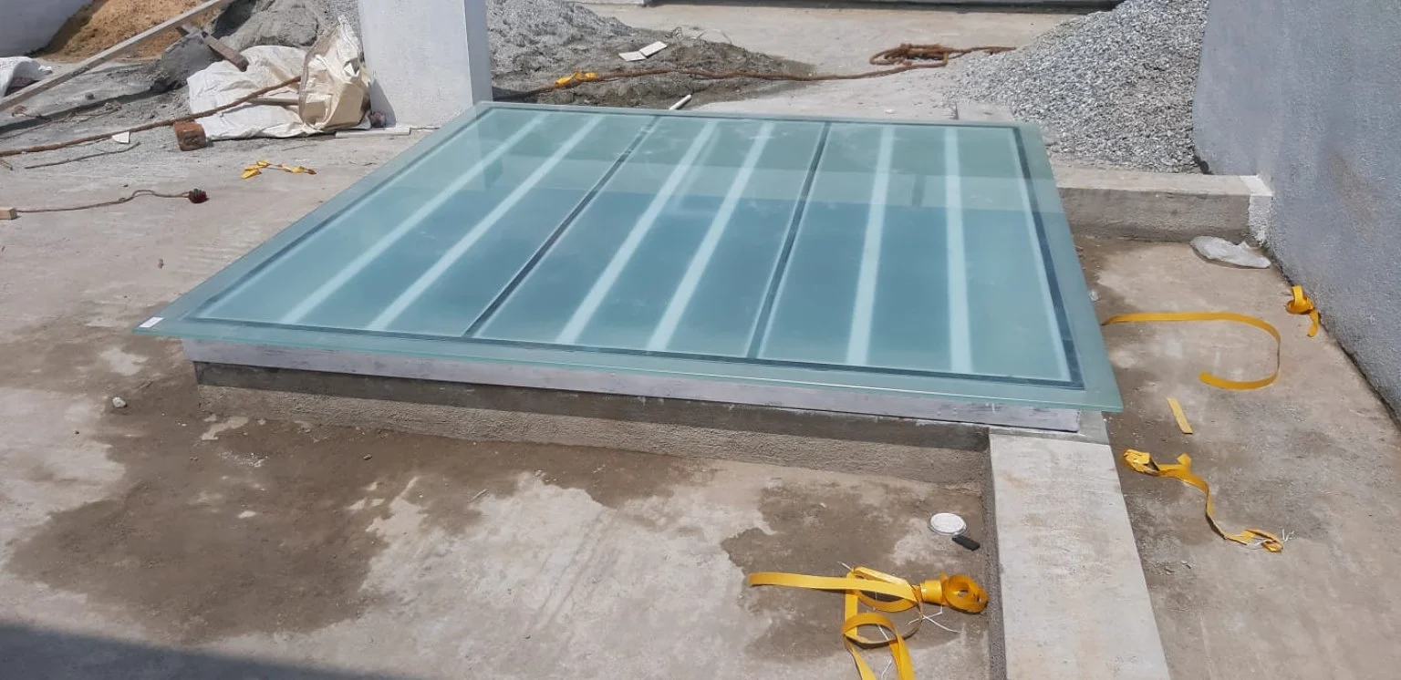 Selected Toughened Glass Skylight Project by MD FABRICATION