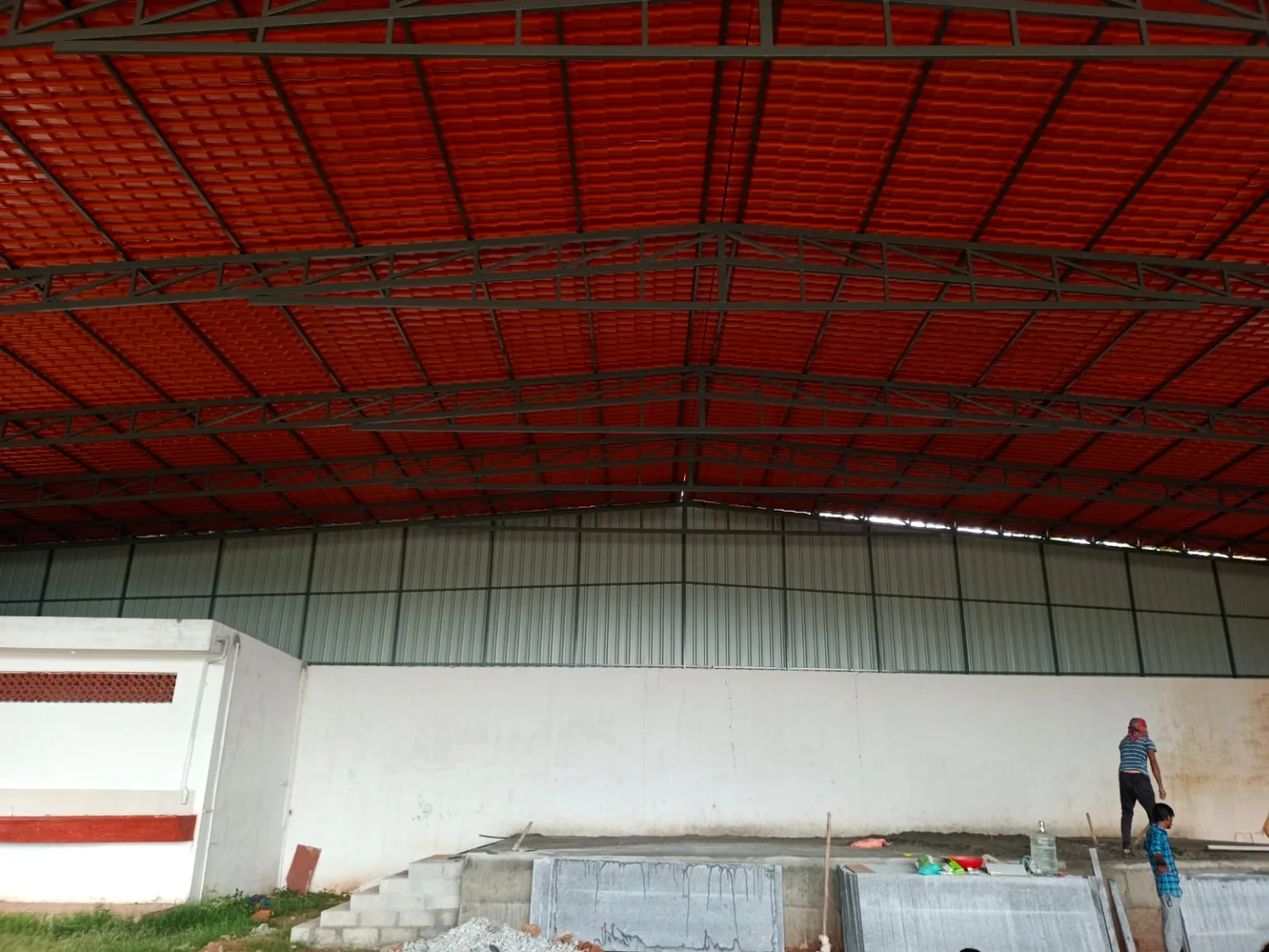 Industrial Truss Roofing by MD FABRICATIONS in Bengaluru
