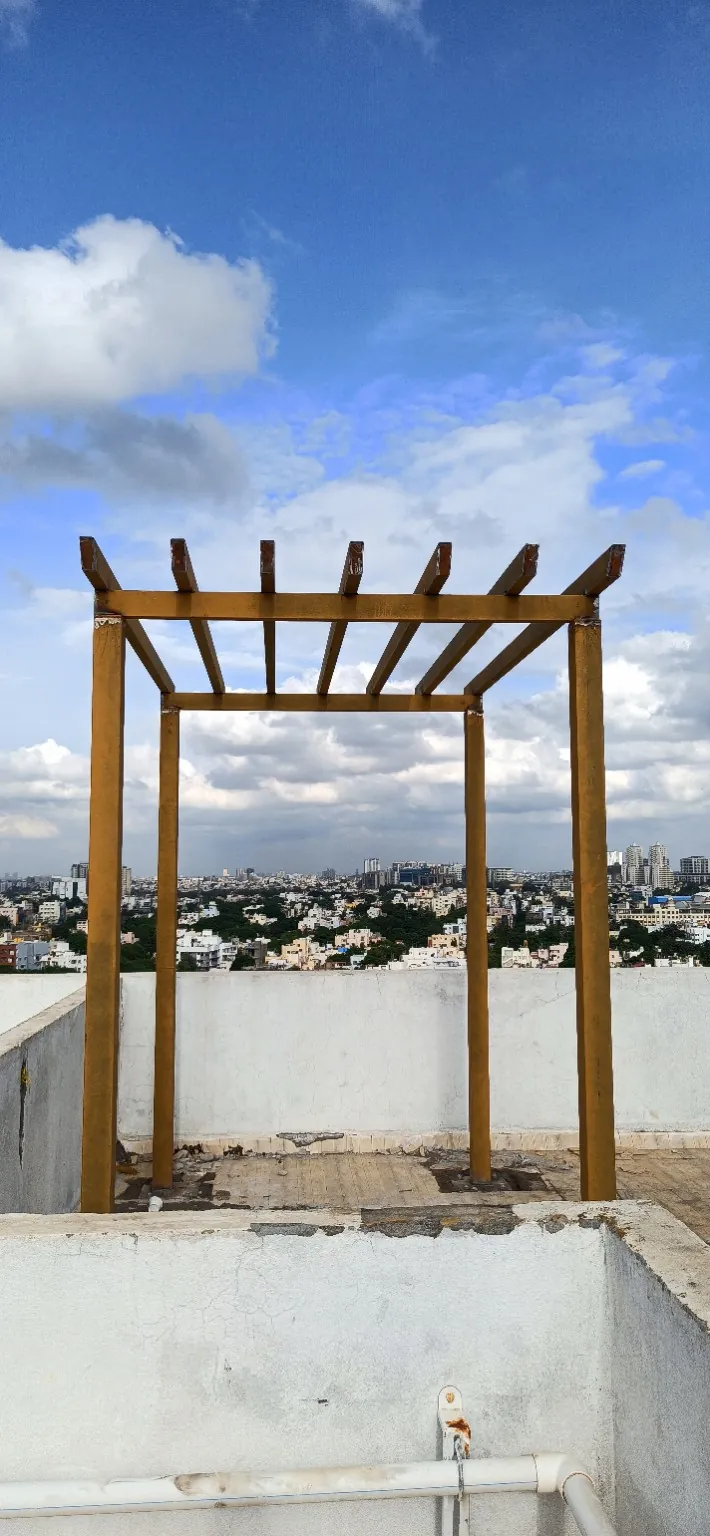 Rooftop Pergola Frame by MD FABRICATIONS in Bengaluru