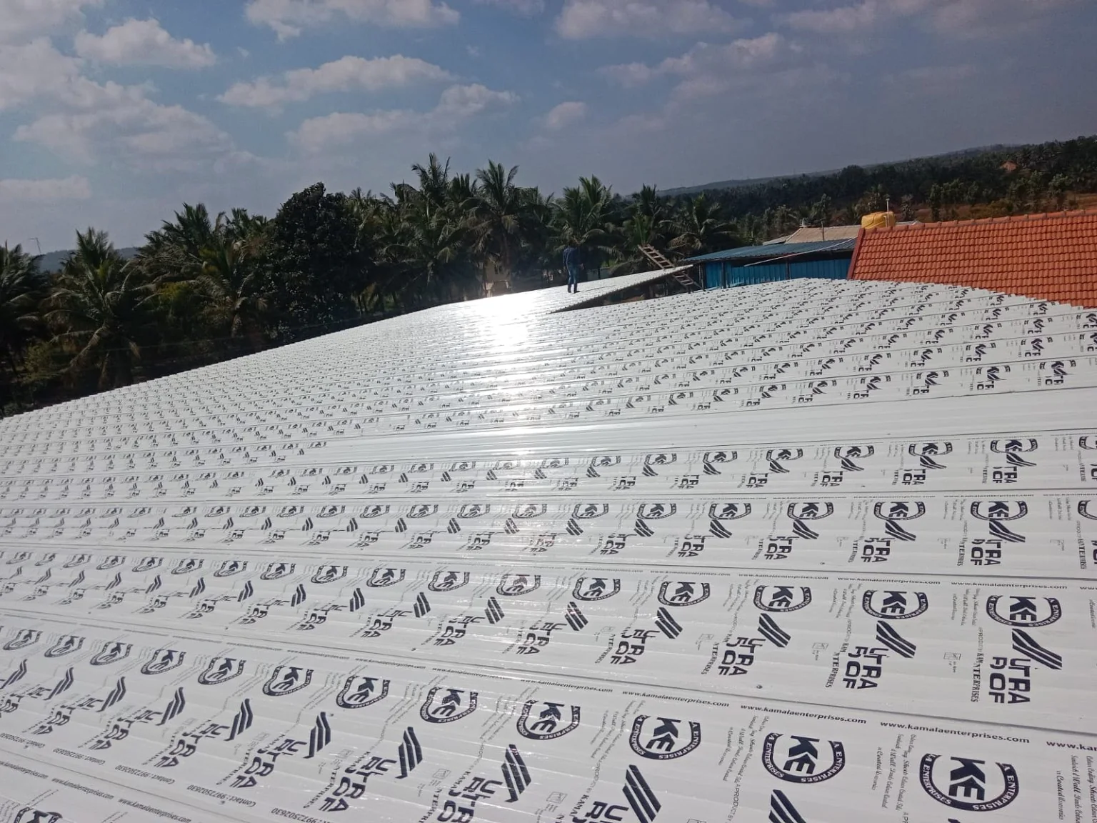 Terrace Roofing Surface by MD FABRICATIONS in Bengaluru