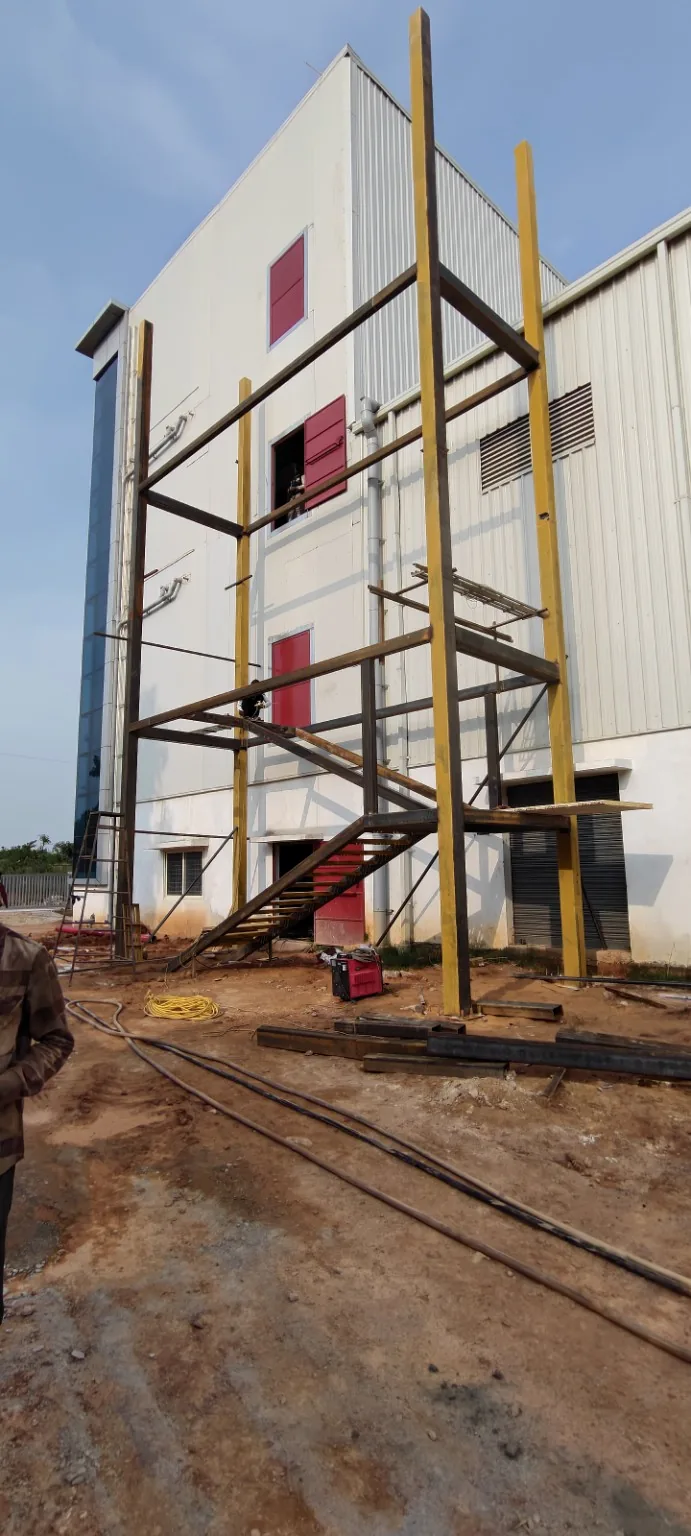 Industrial Staircase Installation Bengaluru - Steel Staircase Fabrication in Bangalore by MD FABRICATION in Bengaluru