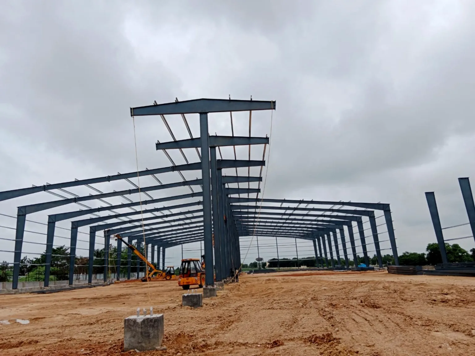 Large PEB Steel Structure by MD FABRICATION in Karnataka