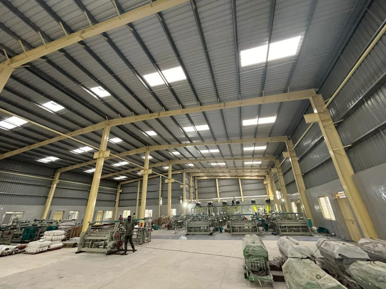 Industrial warehouse steel fabrication by MD FABRICATION in Bengaluru